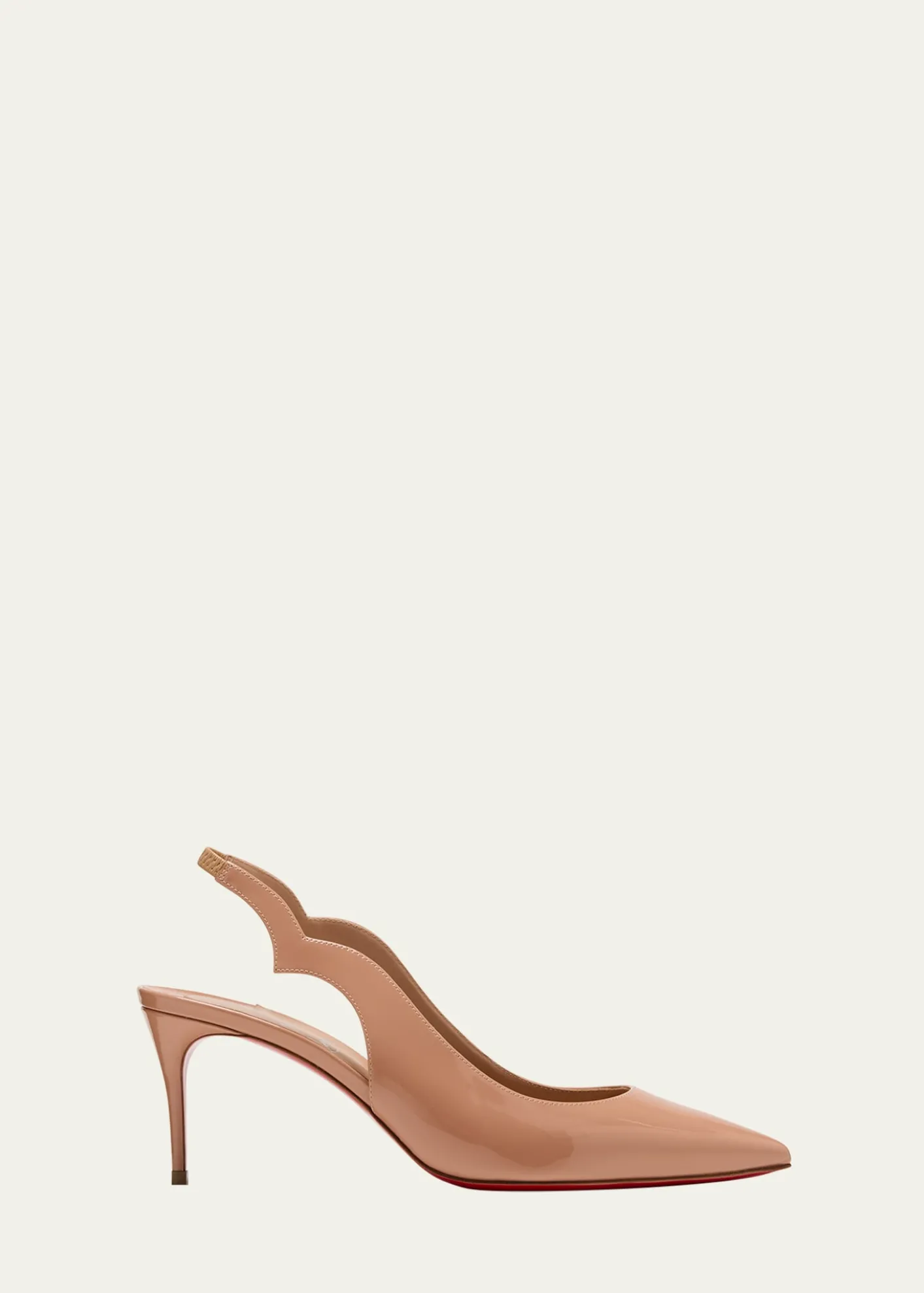 Christian Louboutin70mm Hot Chick Patent Slingback Pumps