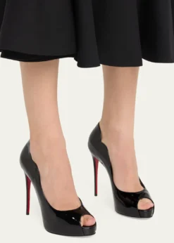 Christian Louboutin120mm Hot Chick Patent Pumps