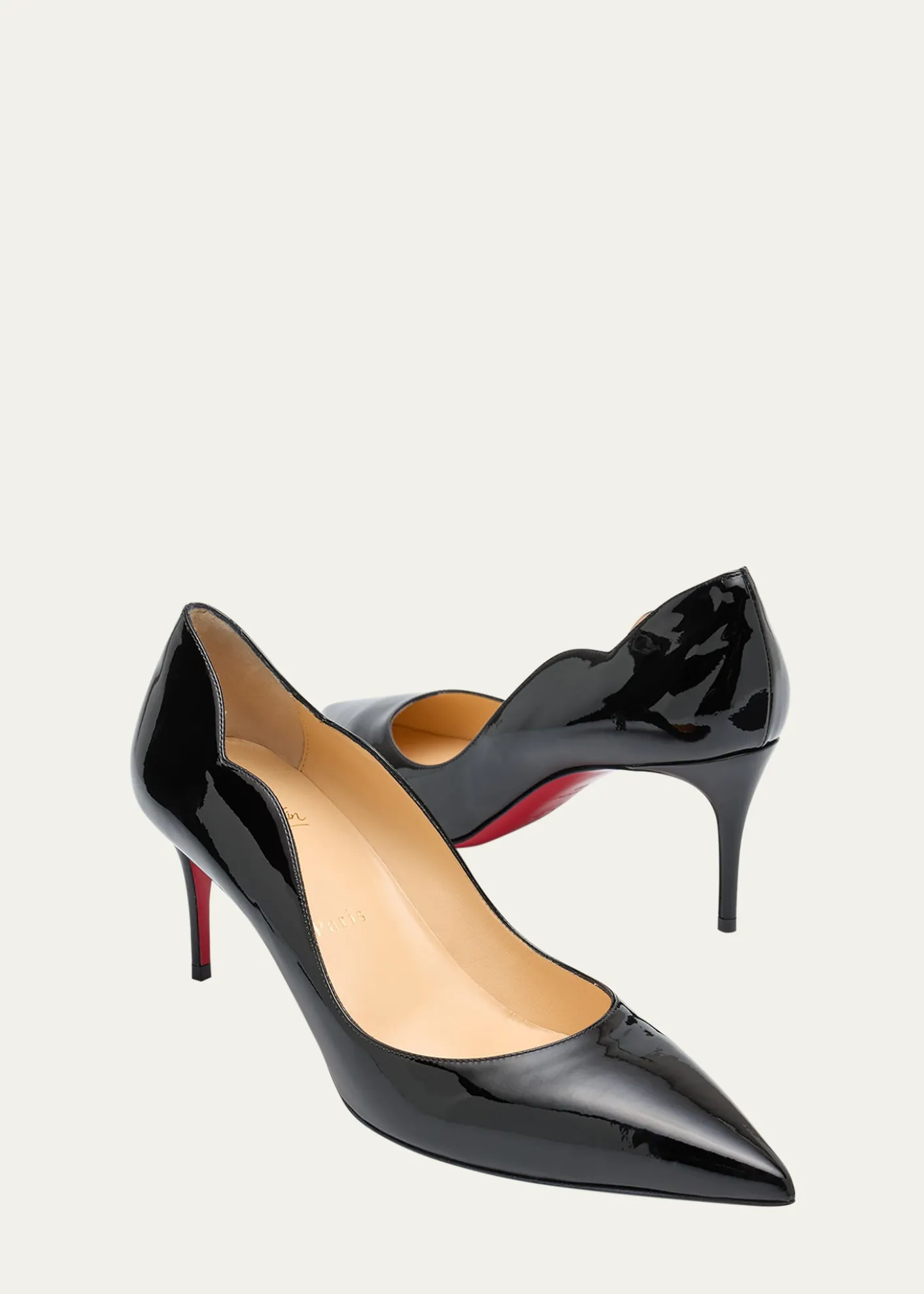 Christian Louboutin70mm Hot Chick Patent Pumps