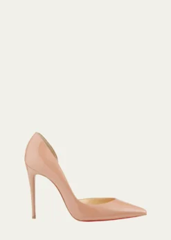 Christian Louboutin100mm Iriza Patent Open-Side Pumps