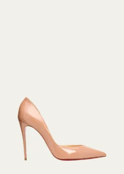 Christian Louboutin100mm Iriza Patent Open-Side Pumps