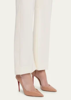 Christian Louboutin100mm Iriza Patent Open-Side Pumps