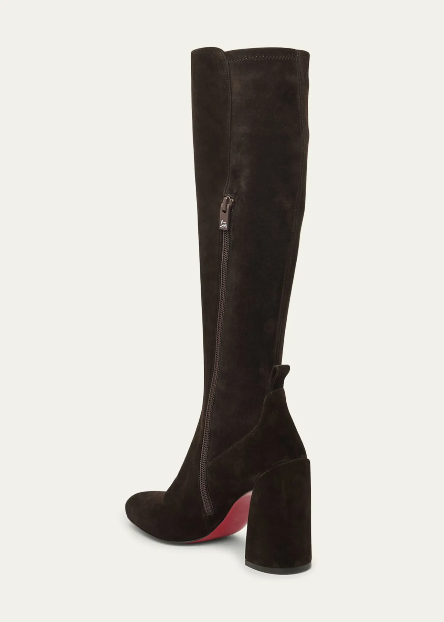 Christian Louboutin85mm Jane Suede Knee-High Boots