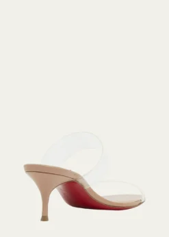 Christian Louboutin55mm Just Nothing Clear Slide Sandals