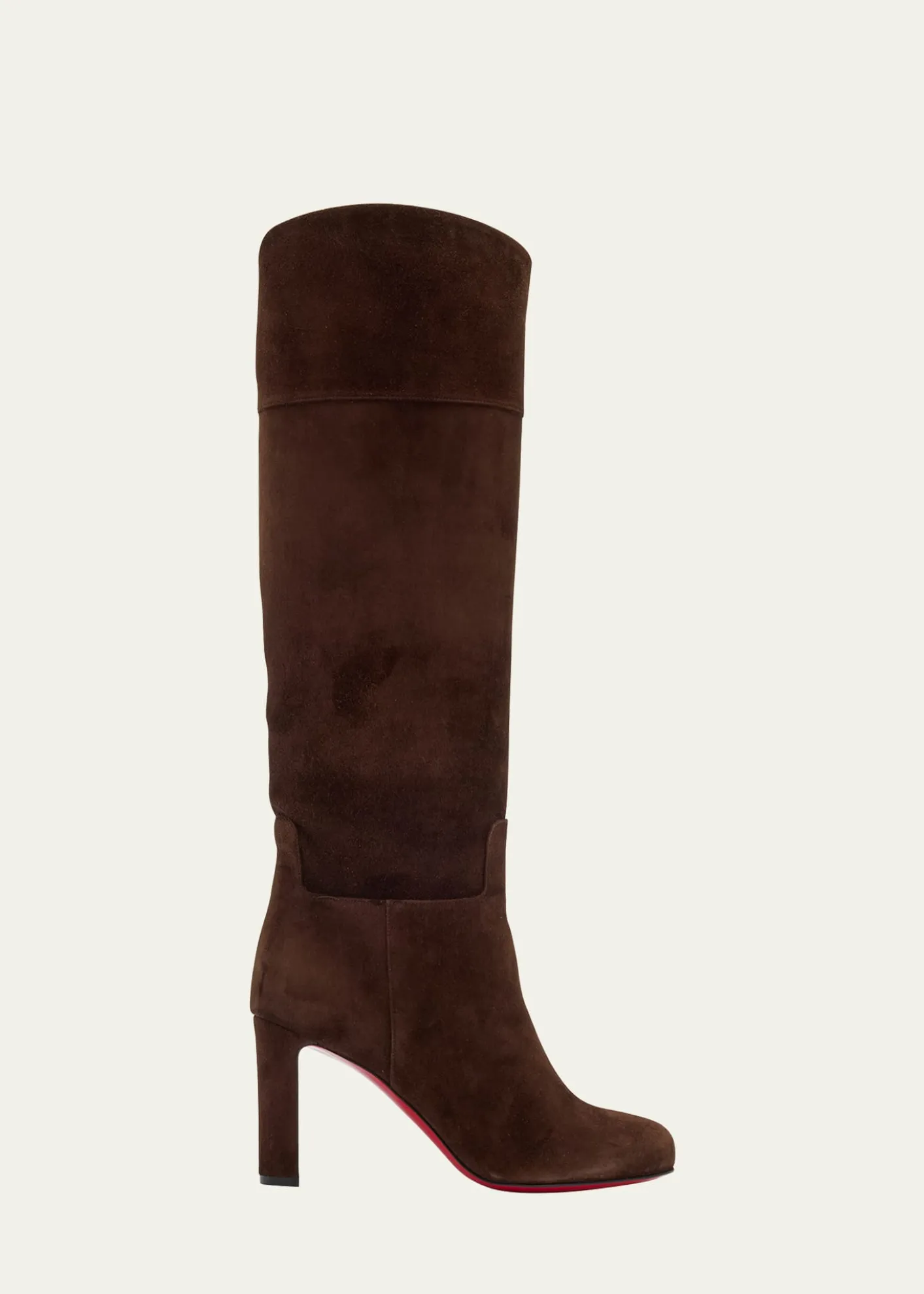 Christian Louboutin85mm Loo Suede Knee Boots