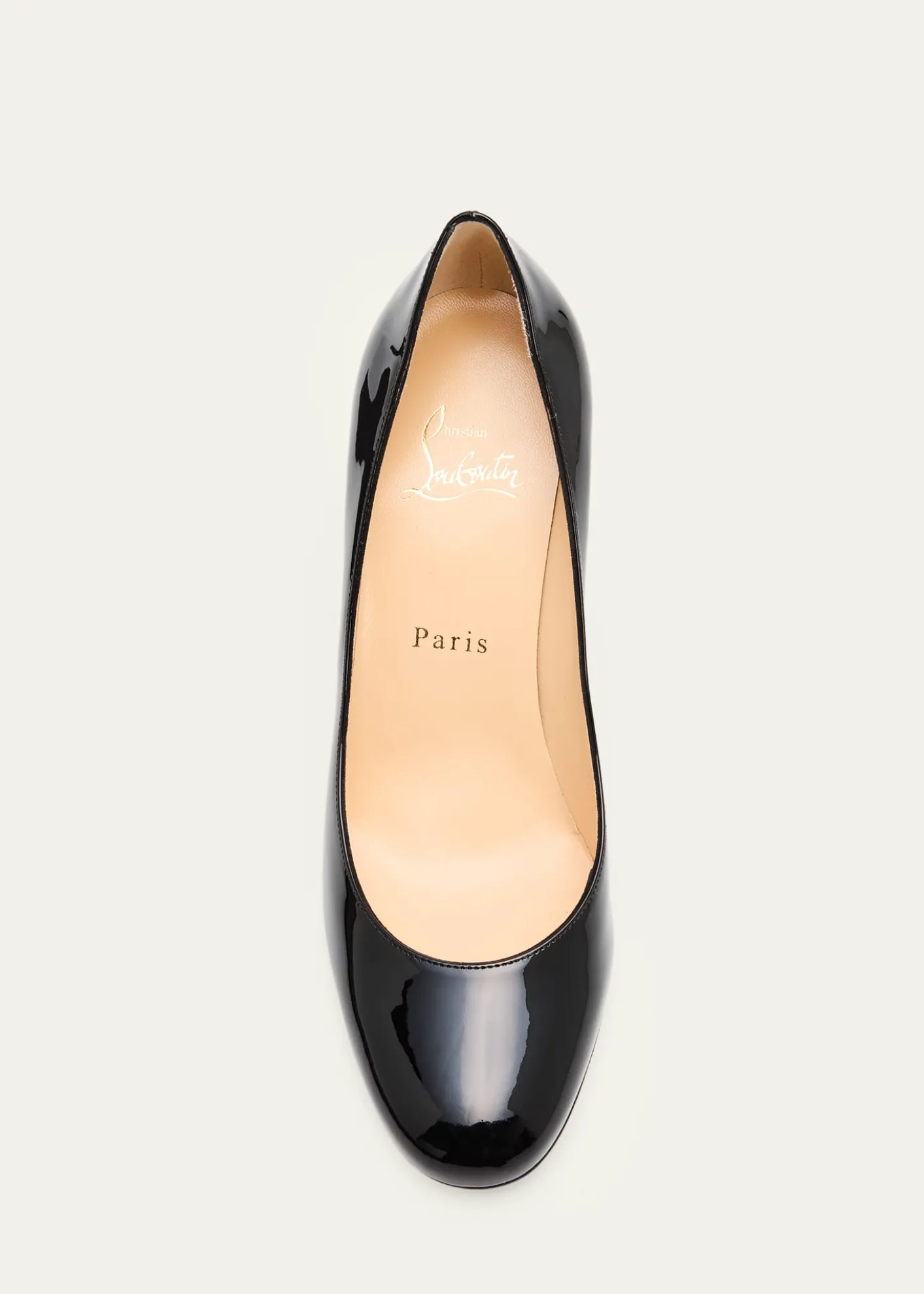 Christian Louboutin85mm Miss Jane Patent Leather Pumps