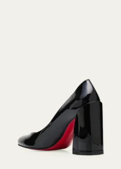 Christian Louboutin85mm Miss Jane Patent Leather Pumps