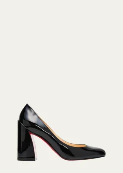 Christian Louboutin85mm Miss Jane Patent Leather Pumps