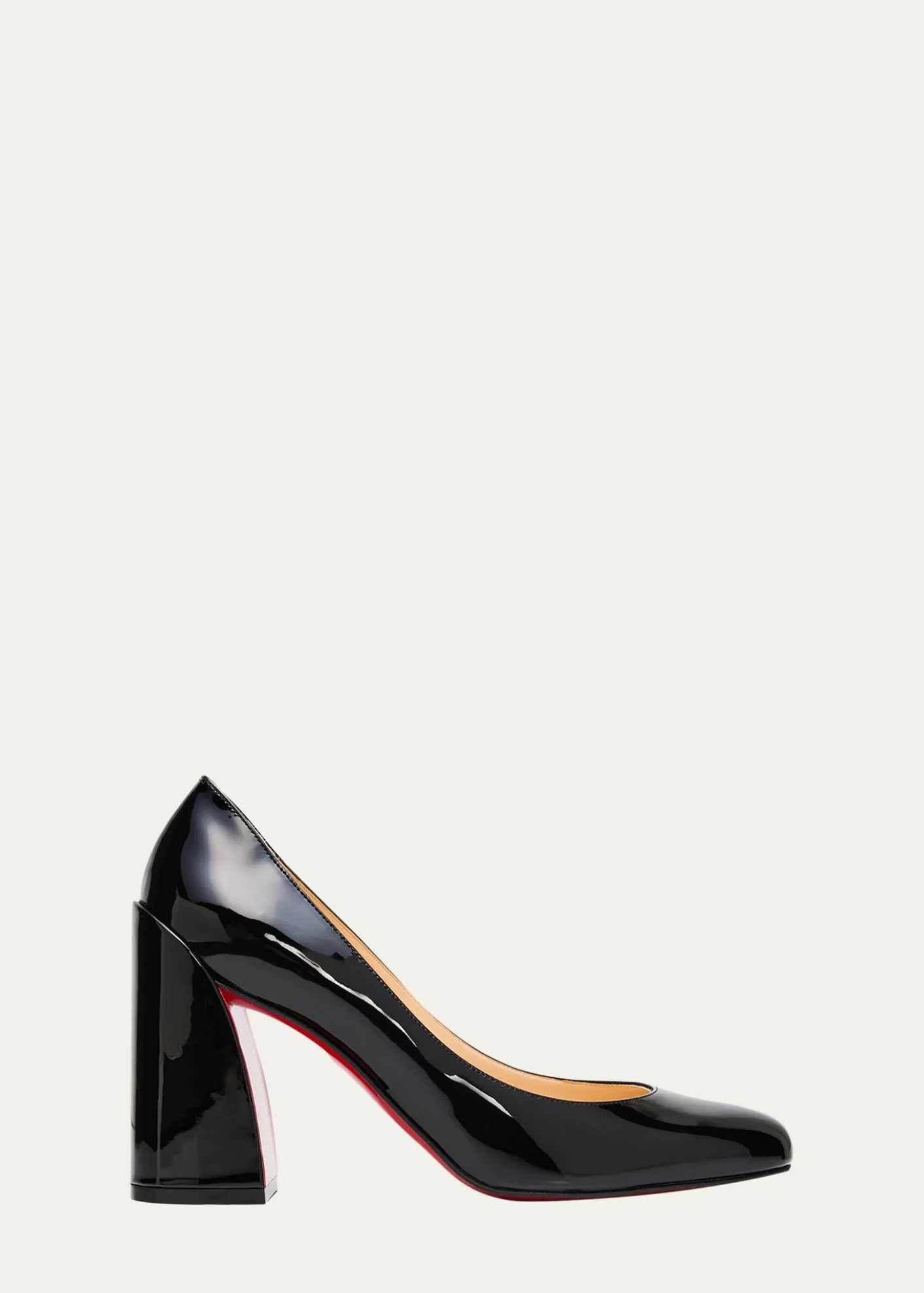 Christian Louboutin85mm Miss Jane Patent Leather Pumps