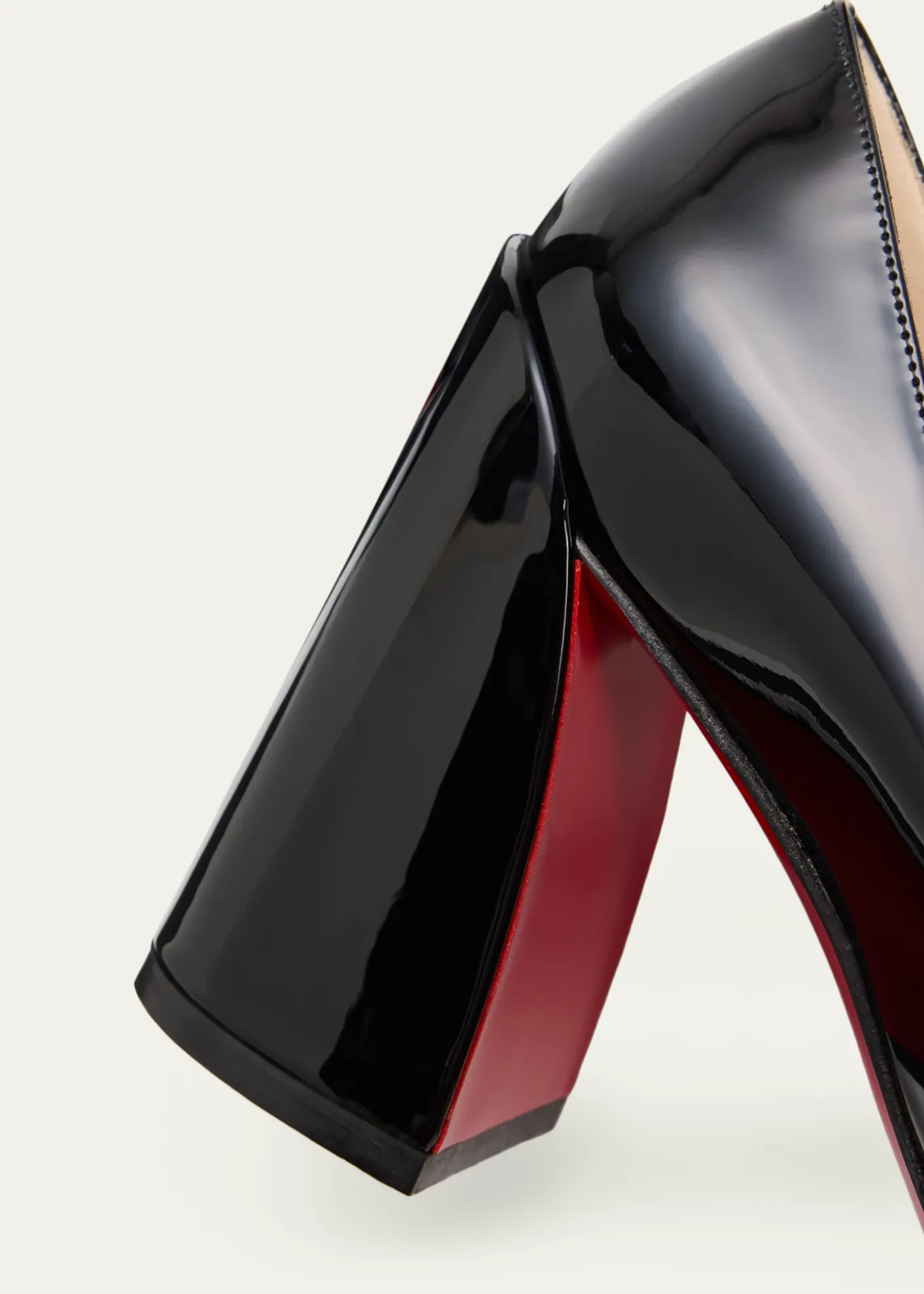 Christian Louboutin85mm Miss Jane Patent Leather Pumps