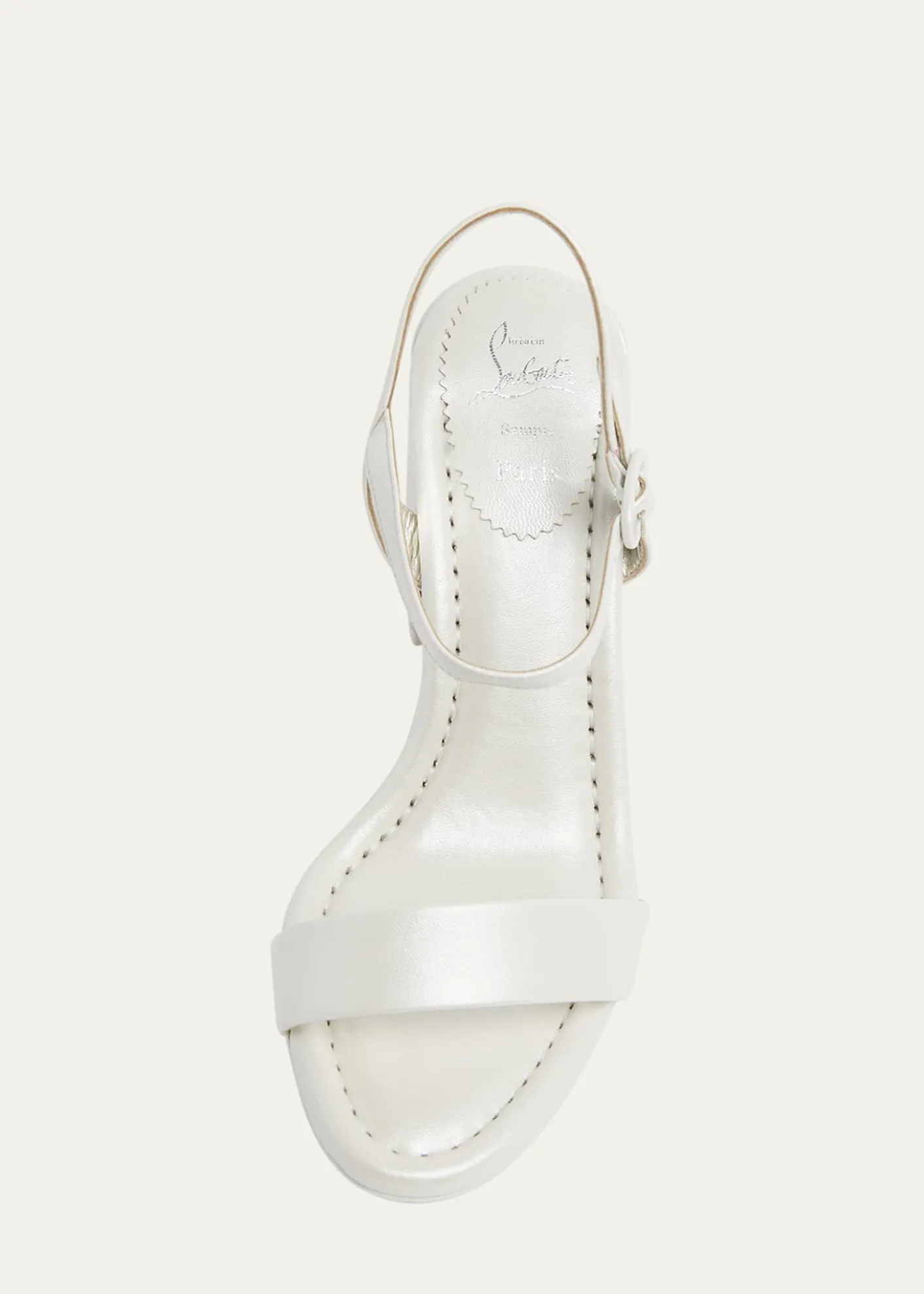 Christian Louboutin85mm Miss Jane Ankle-Strap Sandals