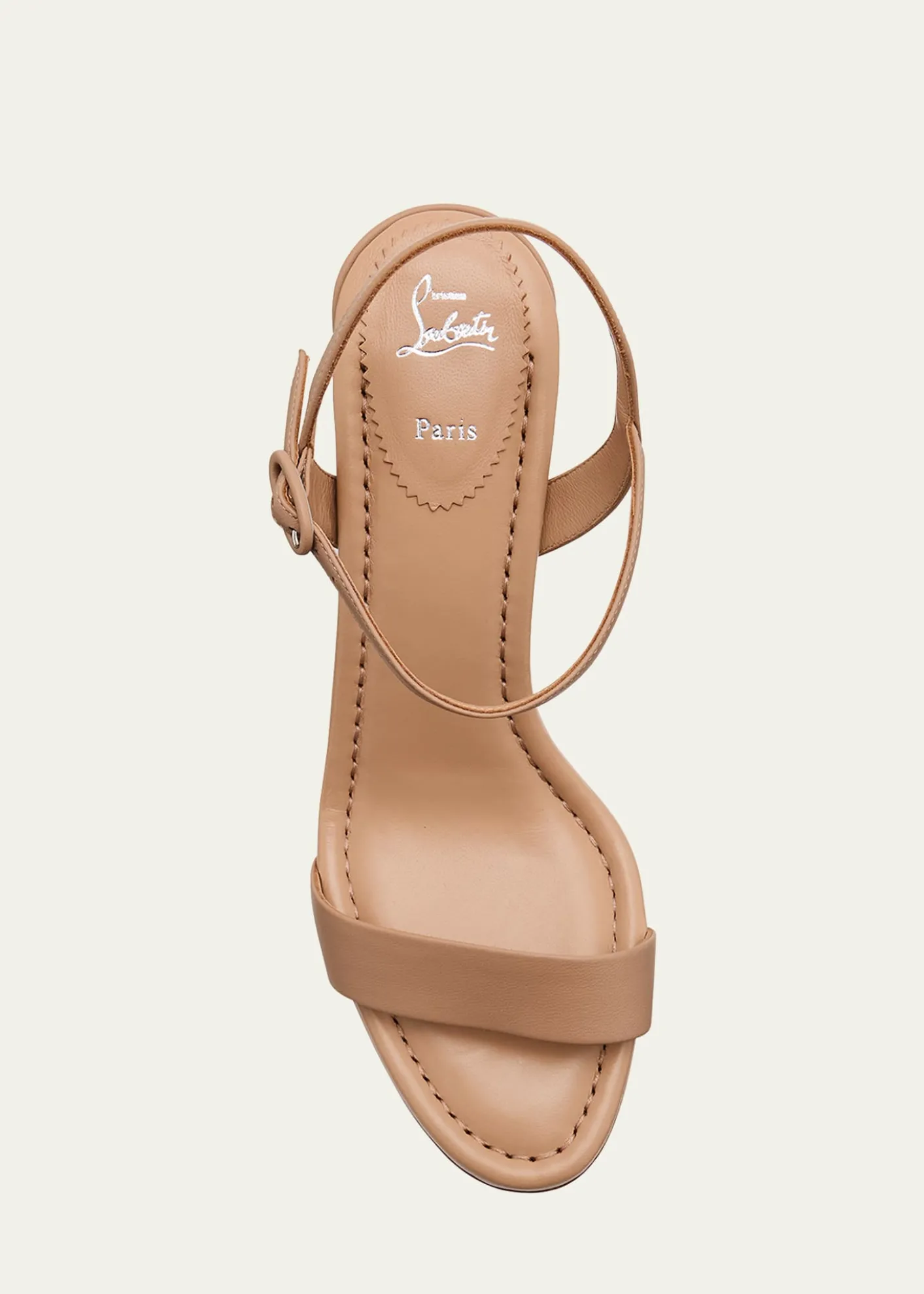 Christian Louboutin85mm Miss Jane Ankle-Strap Sandals