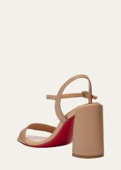 Christian Louboutin85mm Miss Jane Ankle-Strap Sandals