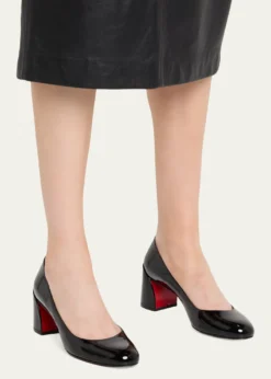 Christian Louboutin55mm Miss Jane Patent Leather Pumps