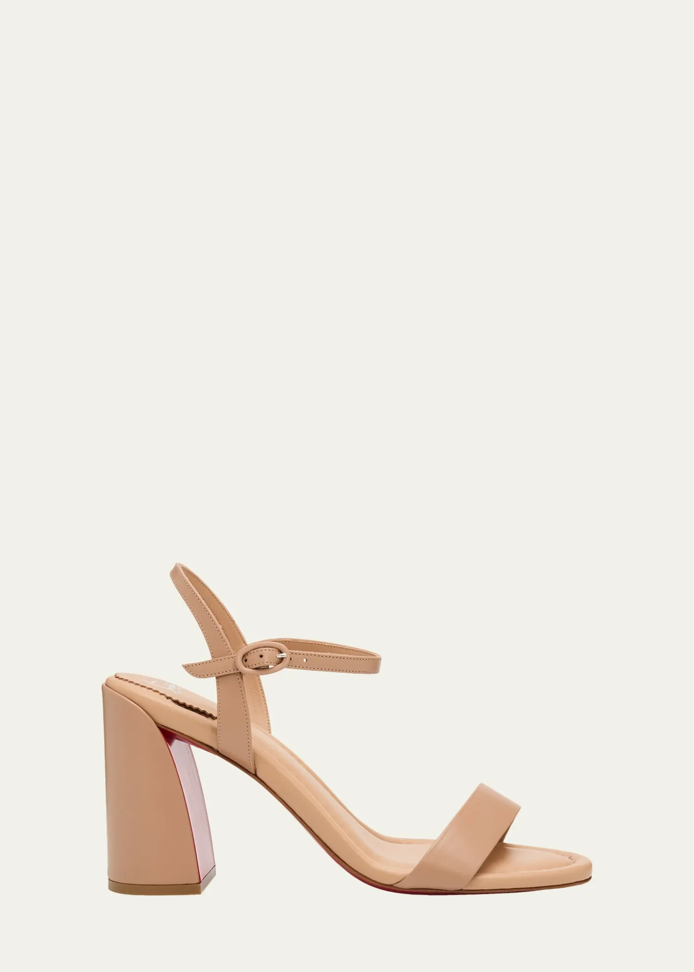 Christian Louboutin85mm Miss Jane Leather Sandals