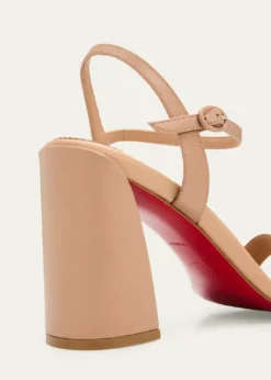 Christian Louboutin85mm Miss Jane Leather Sandals