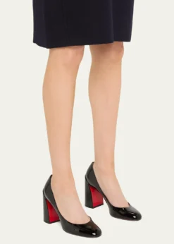 Christian Louboutin85mm Miss Sab Patent Pumps