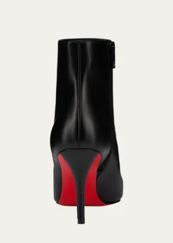 Christian Louboutin80mm Miss Z Leather Booties