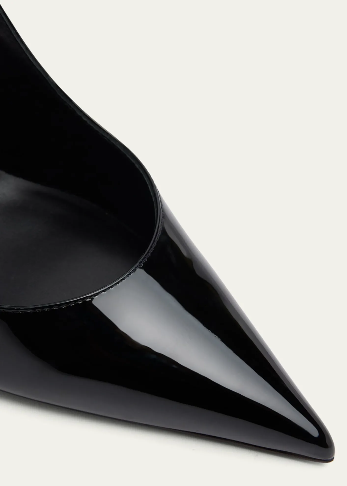 Christian Louboutin100mm Miss Z Patent Leather Slingback Pumps