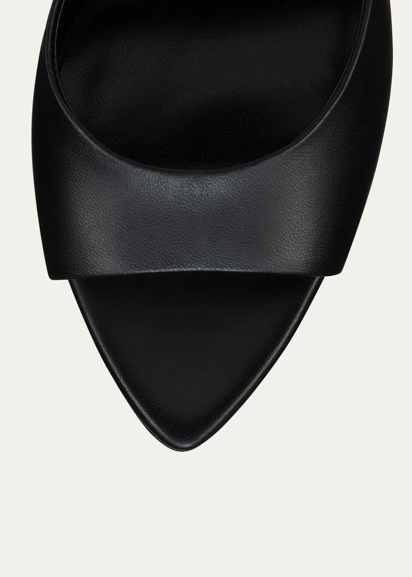 Christian Louboutin100mm Miss Z Leather Red Sole Mules