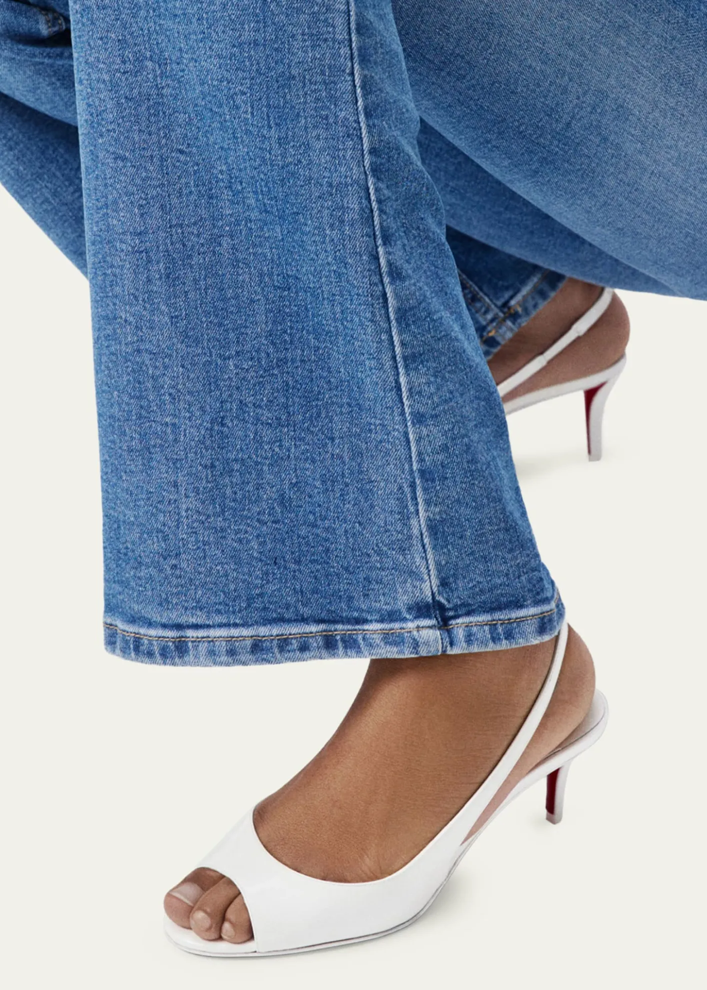Christian Louboutin60mm Sofia Z Patent Leather Slingback Pumps