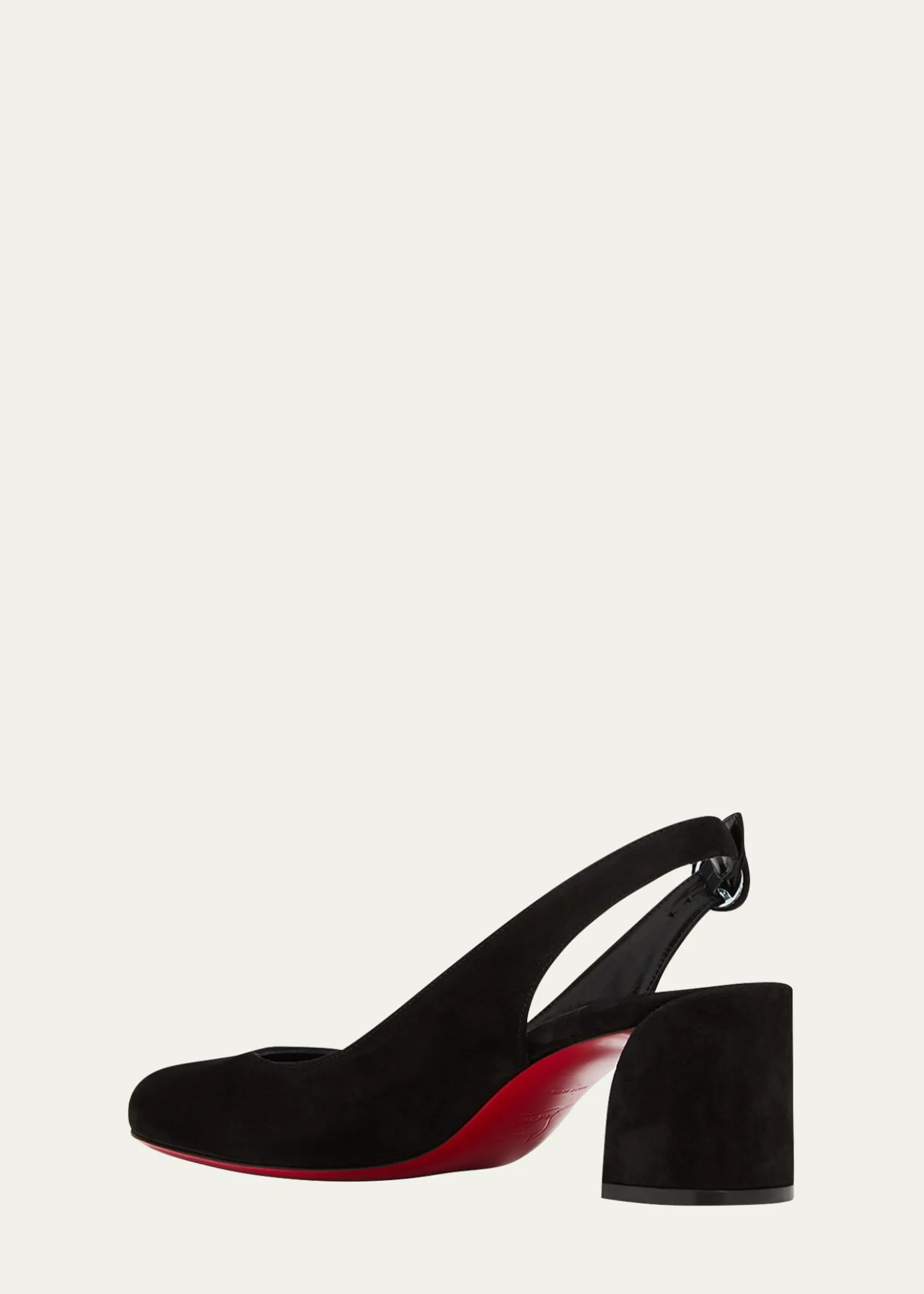 Christian Louboutin55mm So Jane Suede Slingback Pumps