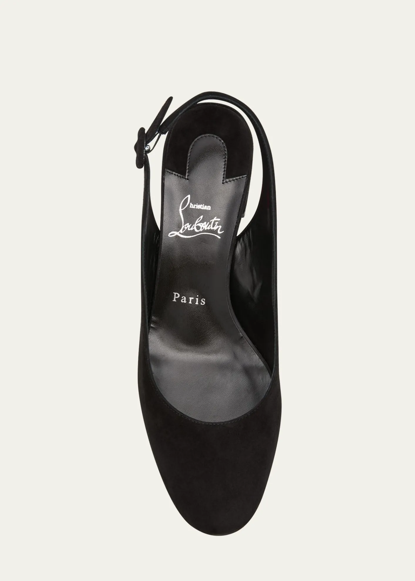 Christian Louboutin55mm So Jane Suede Slingback Pumps