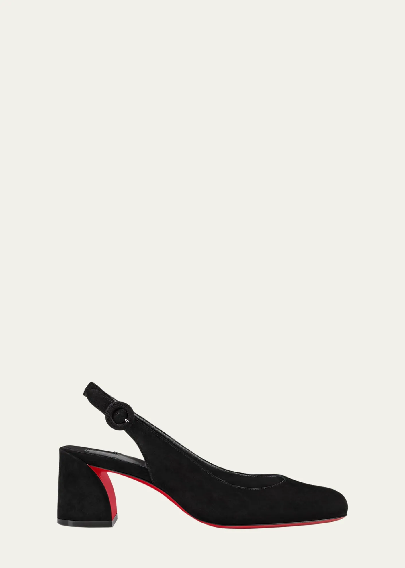 Christian Louboutin55mm So Jane Suede Slingback Pumps