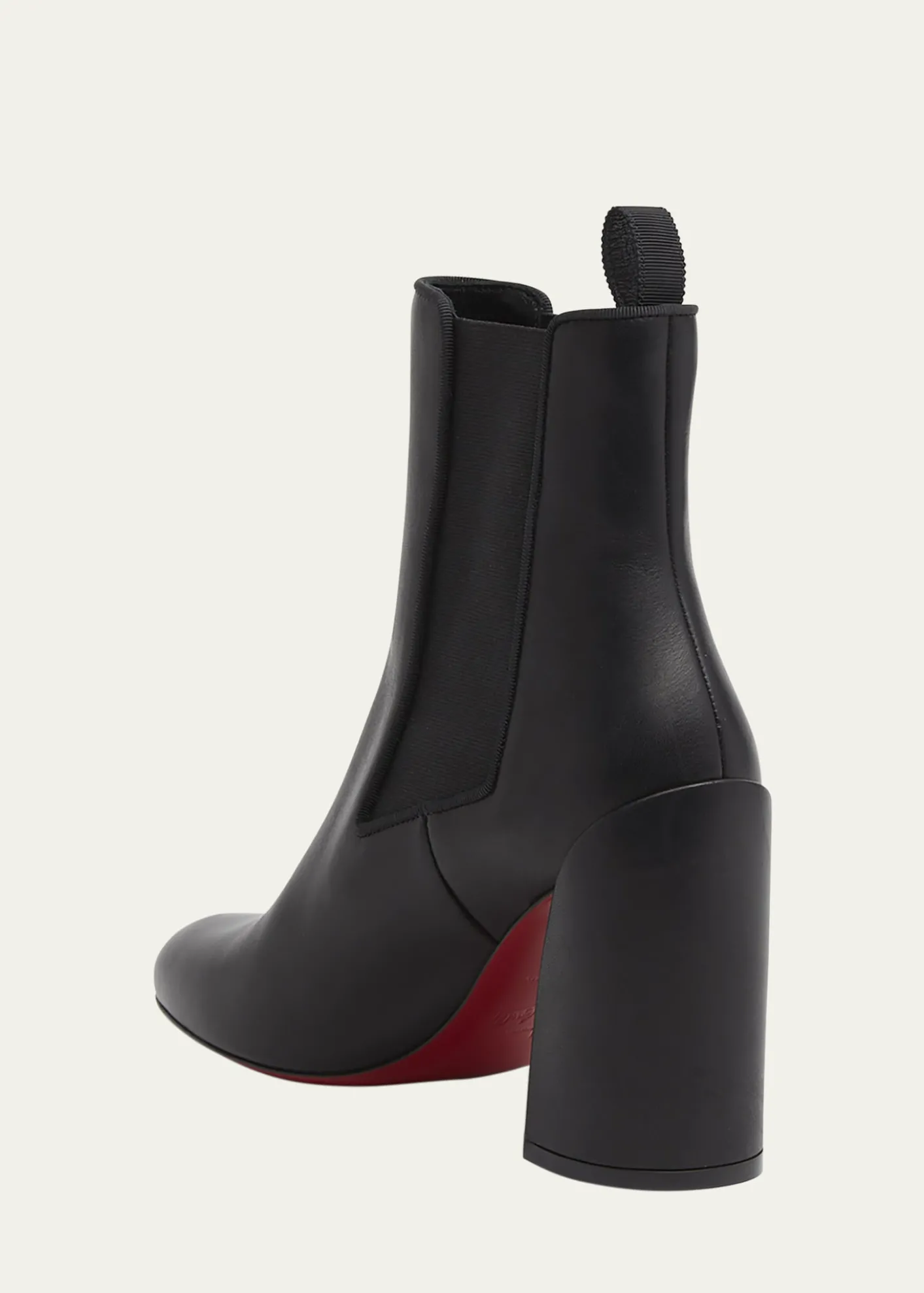 Christian Louboutin85mm Turelastic Leather Ankle Booties