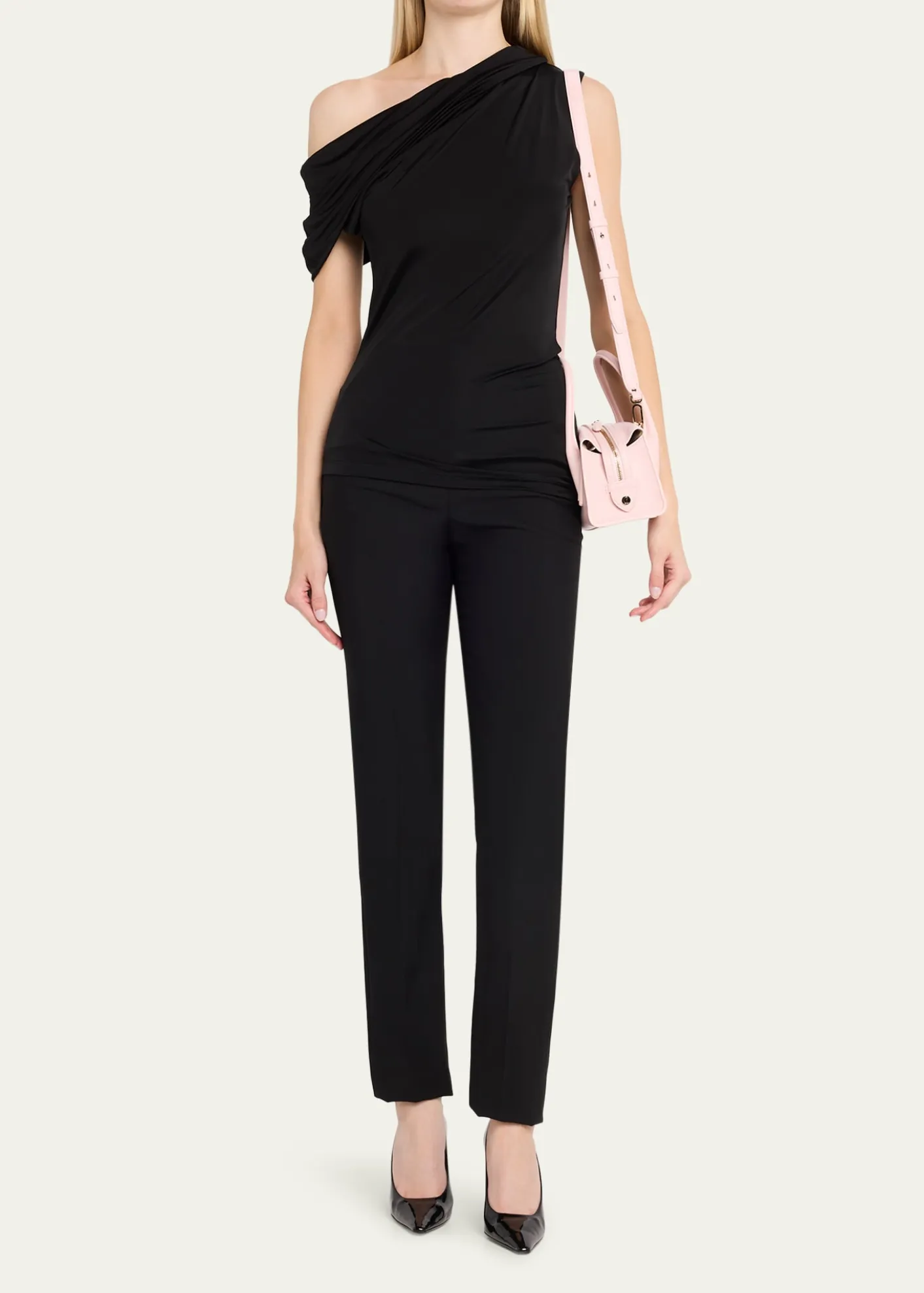 Christian LouboutinVenus Mini Calfskin Leather Top-Handle Bag