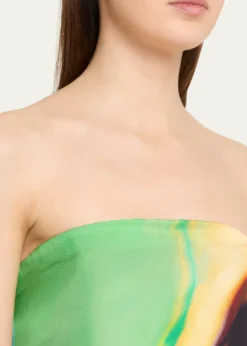 Christopher EsberAura Silk Strapless Maxi Dress