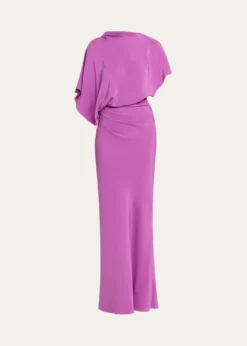 Christopher EsberBackless Draped Satin Dress