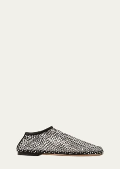 Christopher EsberMinette Crystal Net Ballerina Flats
