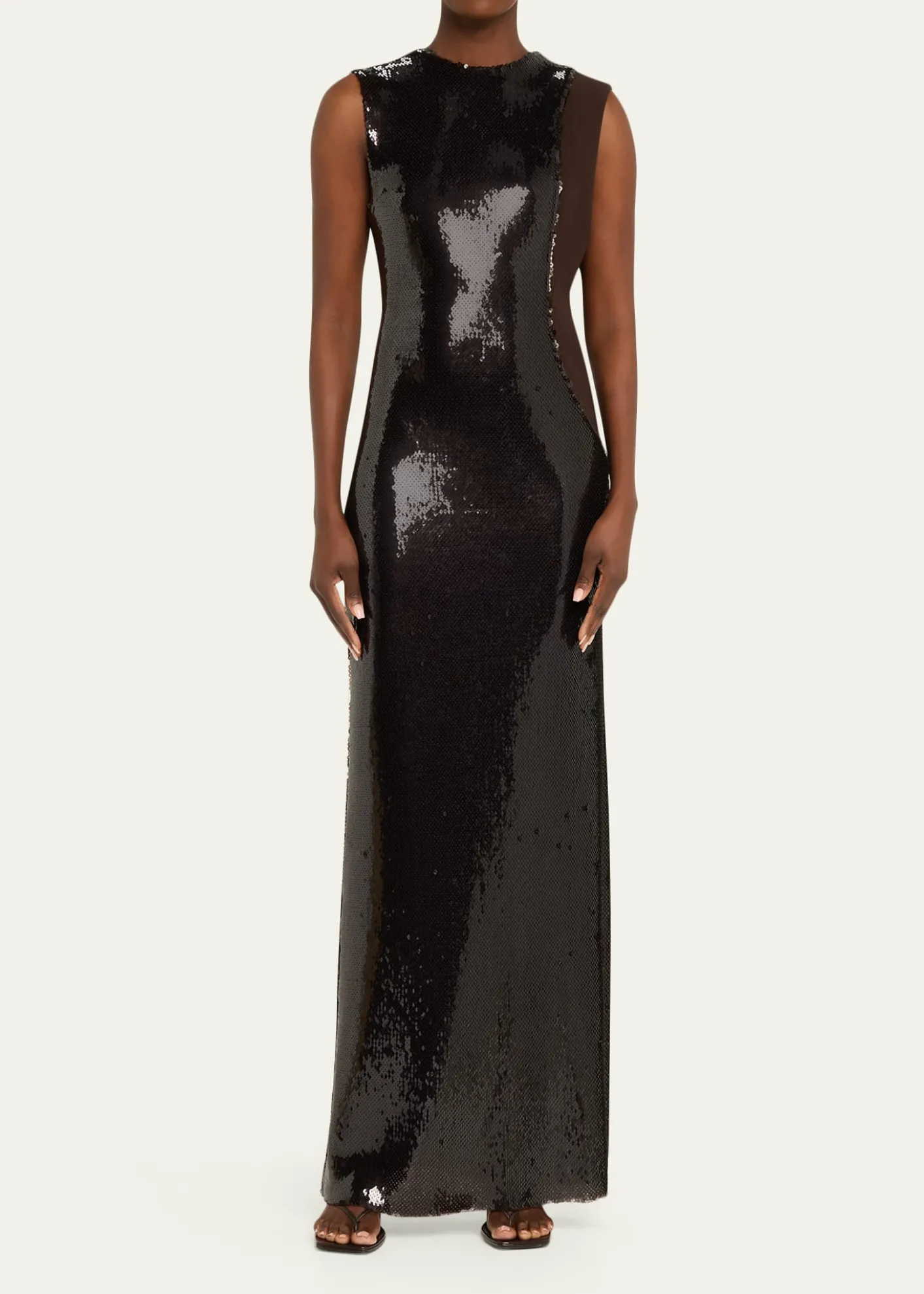 Christopher EsberOpaline Sequin Cut-Out Dress