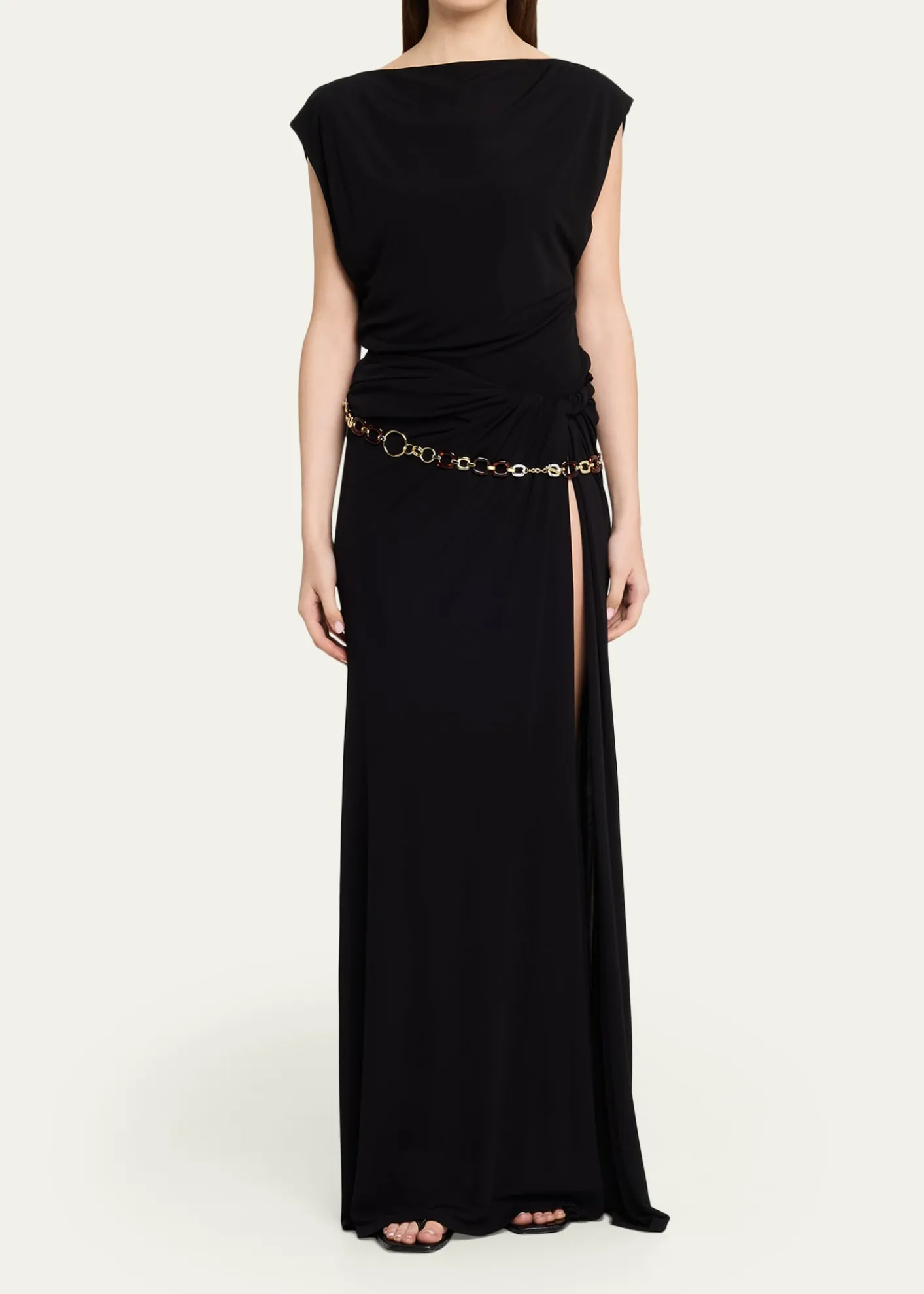 Christopher EsberTortoise Chain Belt Maxi Skirt