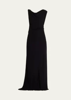 Christopher EsberTortoiseshell Chain Jersey Maxi Dress