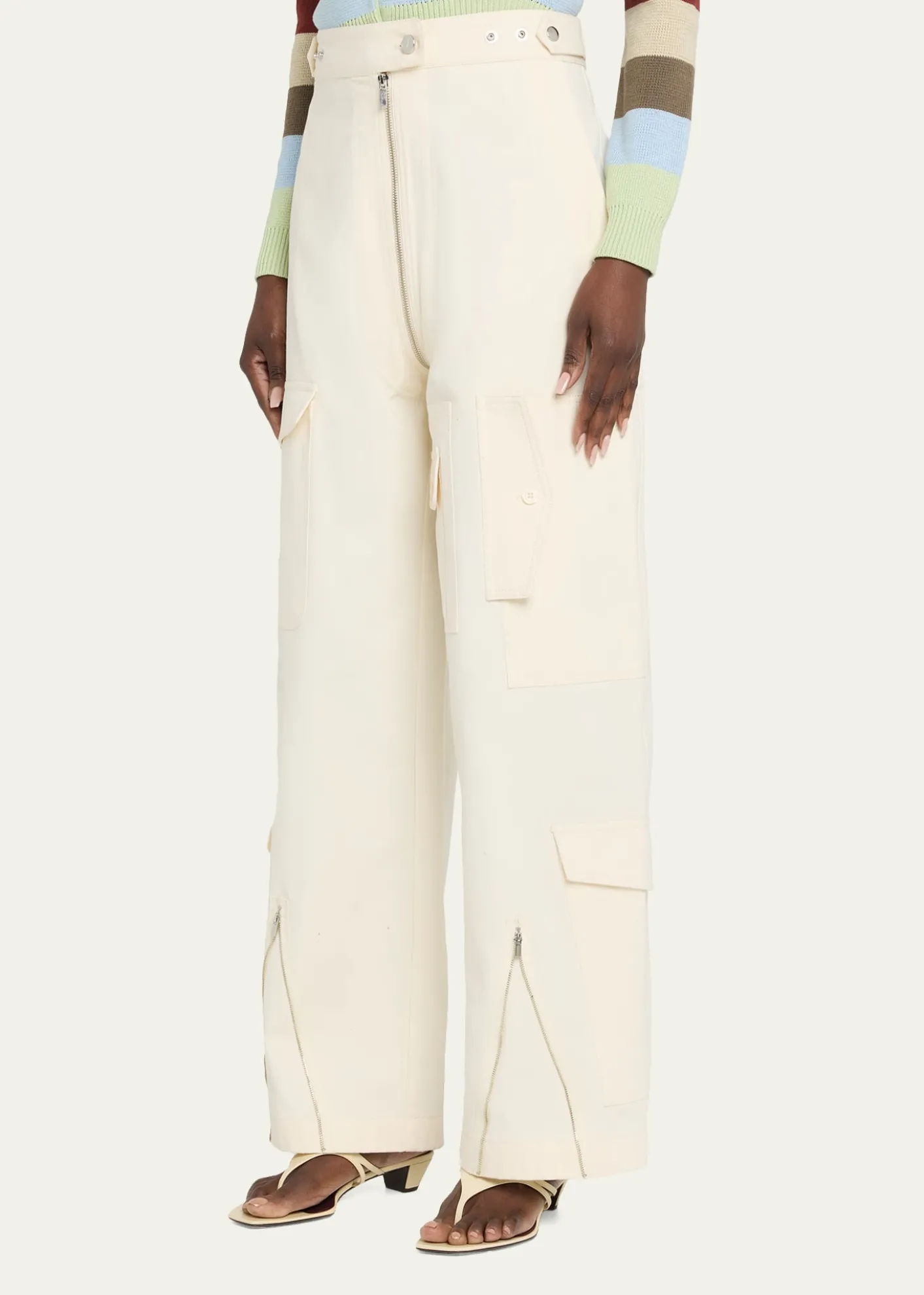 CHRISTOPHER JOHN ROGERSFlight Suit Cargo Cotton Trousers
