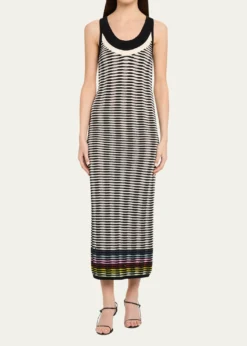 CHRISTOPHER JOHN ROGERSWave Knit Tank Maxi Dress