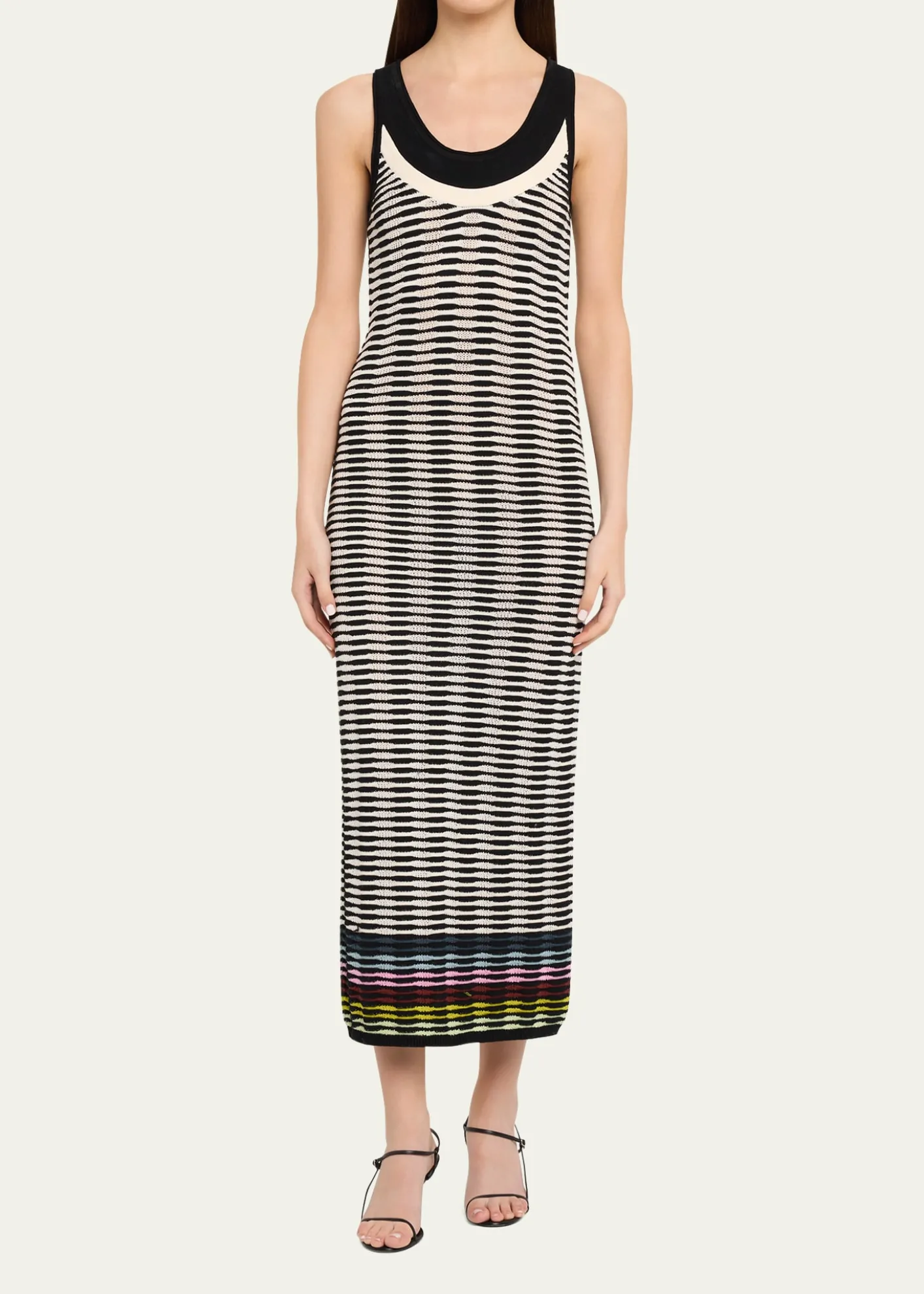 CHRISTOPHER JOHN ROGERSWave Knit Tank Maxi Dress