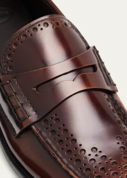 Church'sPolished Fume Leather Penny Loafers