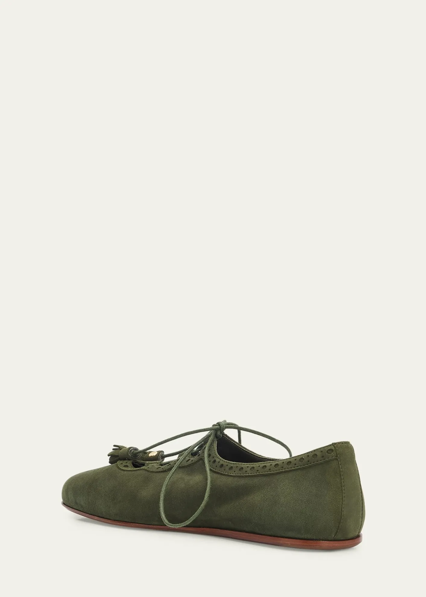 Church'sRhea Suede Lace-Up Ballerina Flats