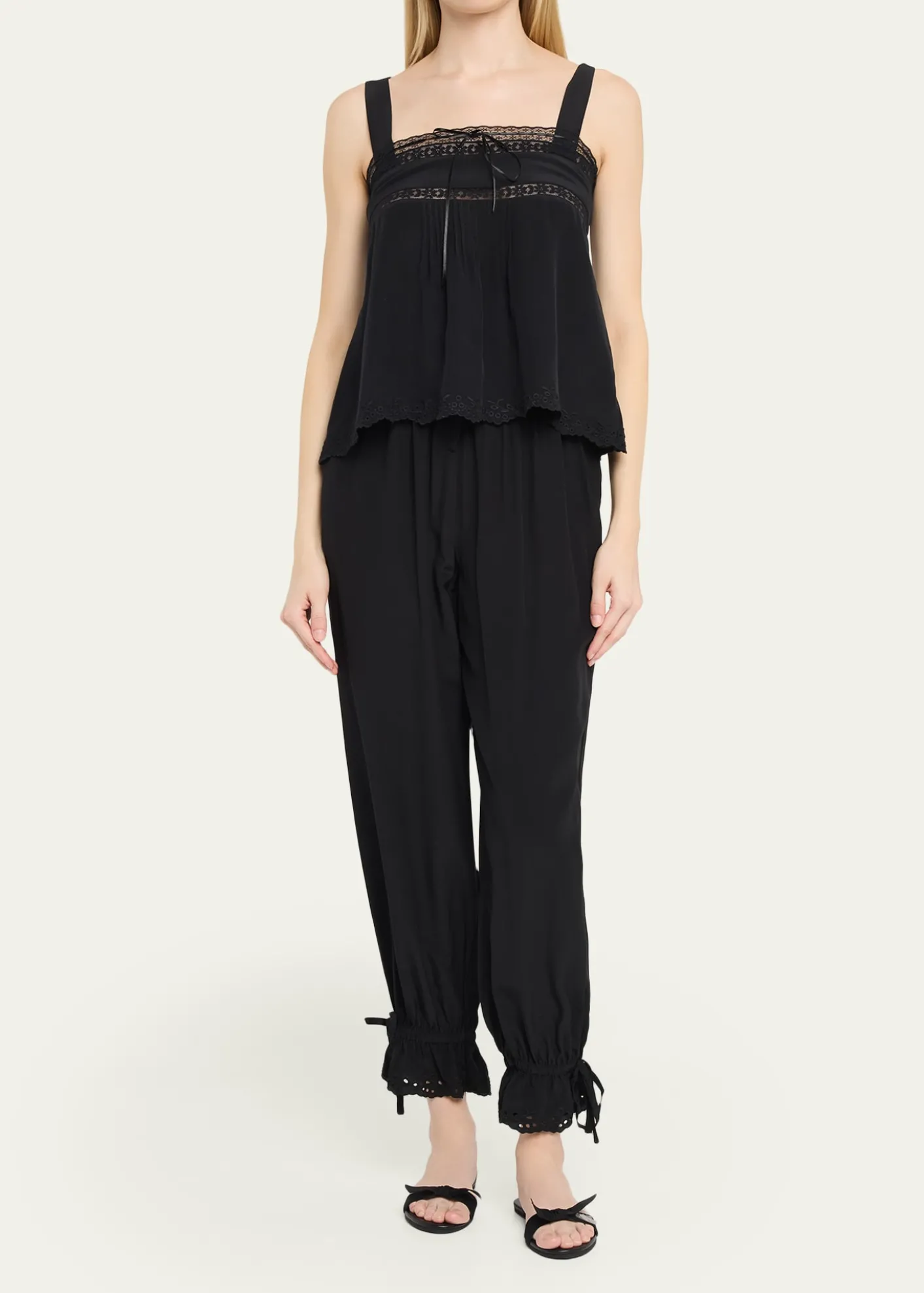 Ciao LuciaEuri Silk Lace Top