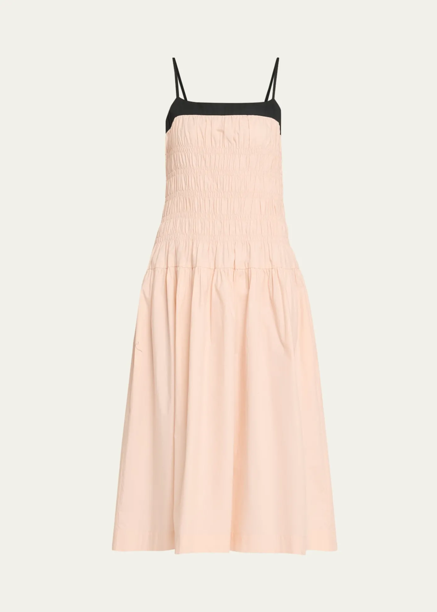 Ciao LuciaRossella Smocked Cotton Midi Dress