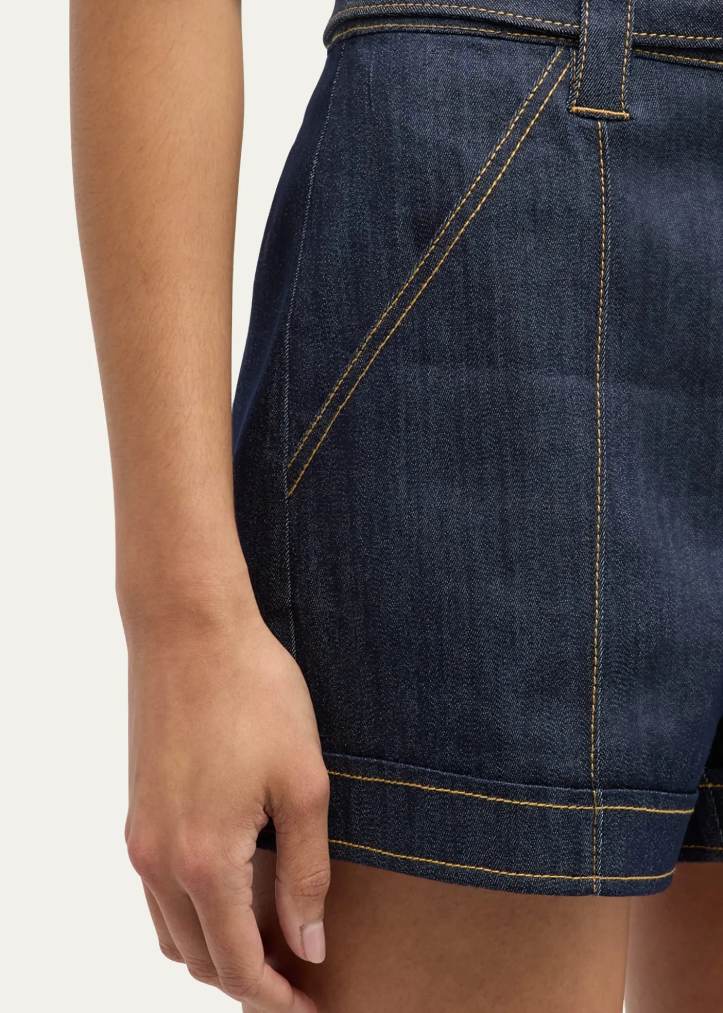 Cinq a SeptAldi Belted Denim Shorts