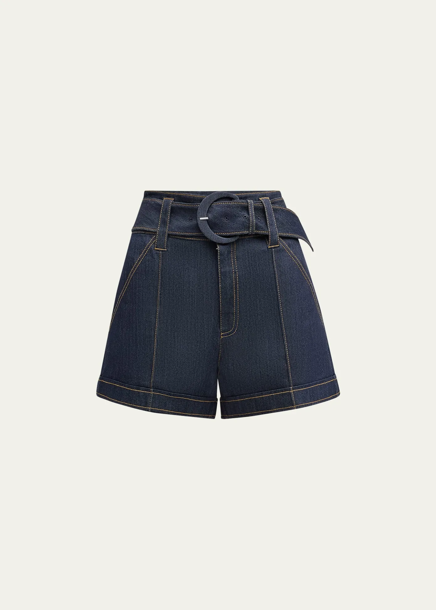 Cinq a SeptAldi Belted Denim Shorts