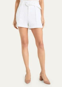 Cinq a SeptAldi Belted Denim Shorts