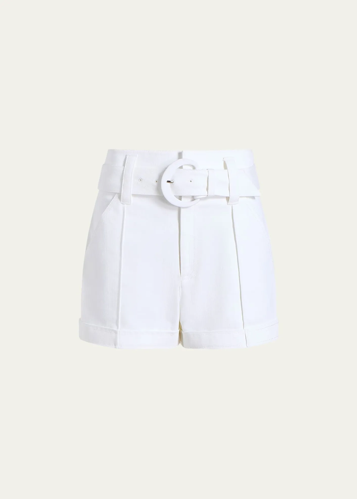 Cinq a SeptAldi Belted Denim Shorts