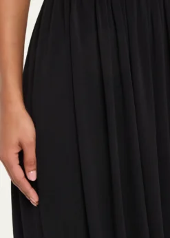 Cinq a SeptCalden Draped Midi Skirt