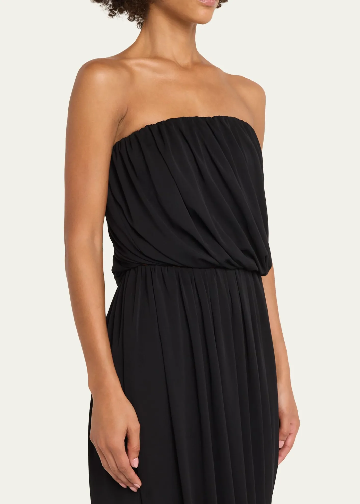 Cinq a SeptCalden Draped Strapless Top