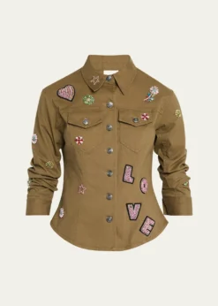 Cinq a SeptCanyon Ditsy Love Scrunched Jacket